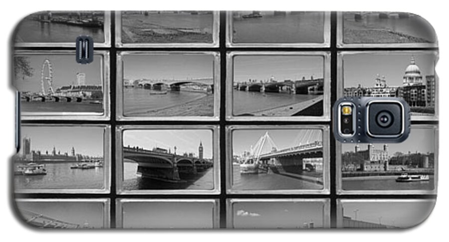 London Galaxy S5 Case featuring the photograph London Thames Bridges by David French