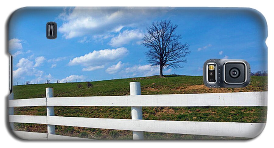 Rural Landscape Galaxy S5 Case featuring the photograph Lone Tree by Lorna Rose Marie Mills DBA Lorna Rogers Photography