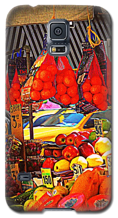 Fruitstand Galaxy S5 Case featuring the photograph Low-Hanging Fruit by Miriam Danar
