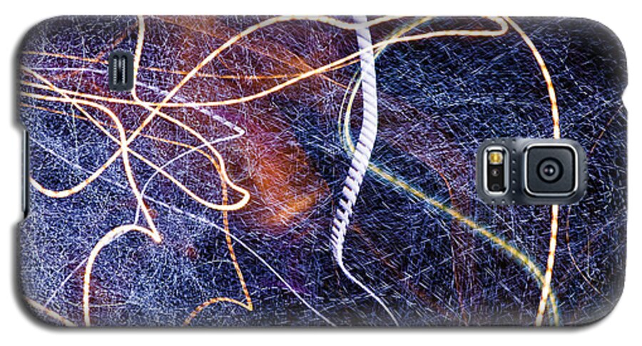 Abstract Galaxy S5 Case featuring the photograph Man move 0070 by David Davies