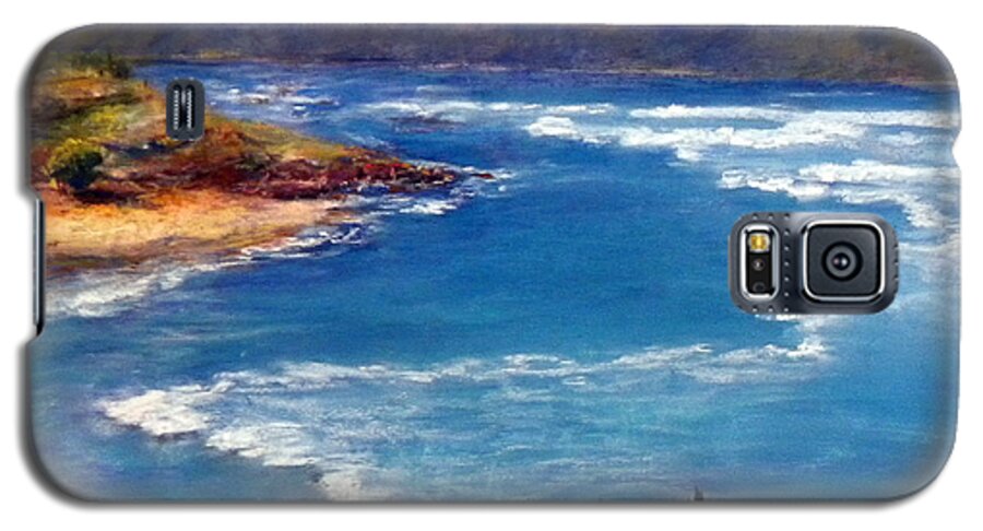 Maui Galaxy S5 Case featuring the painting Maui North Shore by Hilda Vandergriff