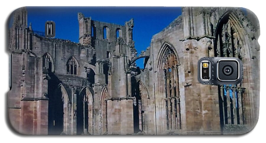 Abbey Galaxy S5 Case featuring the photograph Melrose Abbey Scotland by Tim Townsend