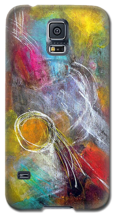 Abstract Galaxy S5 Case featuring the painting Memories of My Youth by Jim Whalen