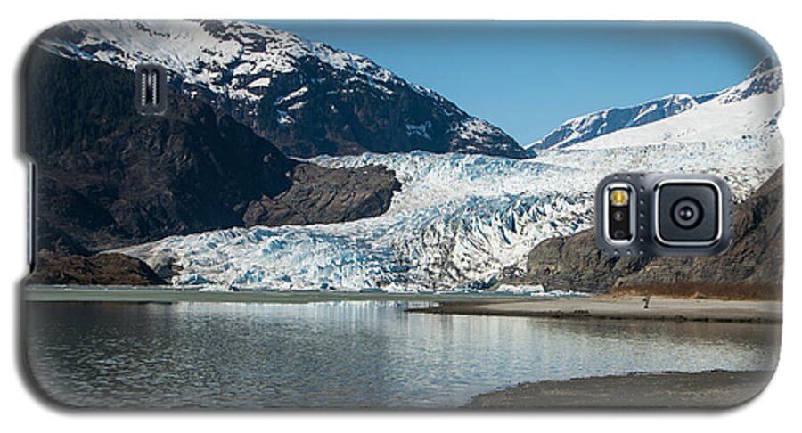 Mendenhall Glacier Galaxy S5 Case featuring the photograph Mendenhall Glacier in Alaska by Marilyn Wilson
