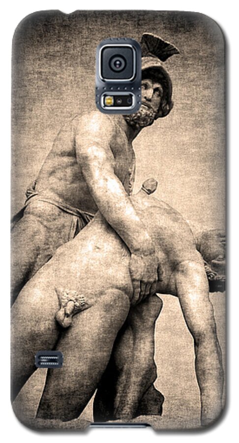 Pictorial Galaxy S5 Case featuring the photograph Menelaus and Patroclus in Florence by Jennifer Wright