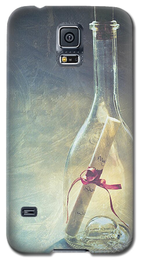 Message Galaxy S5 Case featuring the photograph Message in a Bottle by Jan Bickerton