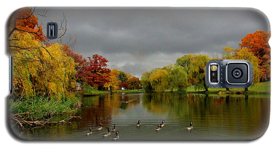 Michigan Galaxy S5 Case featuring the photograph Michigan Autumn by Michael Rucker