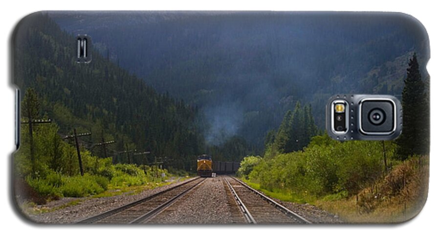 Colorado Galaxy S5 Case featuring the photograph Misty Mountain Train by Steven Krull