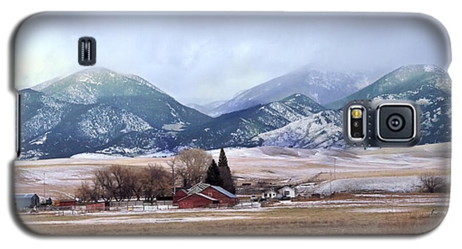 Montana Ranch Galaxy S5 Case featuring the photograph Montana Ranch - 1 by Kae Cheatham