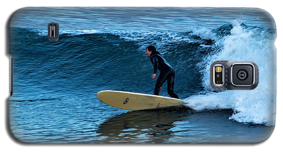 Surf Galaxy S5 Case featuring the photograph Morning Ride by Paul Gillham