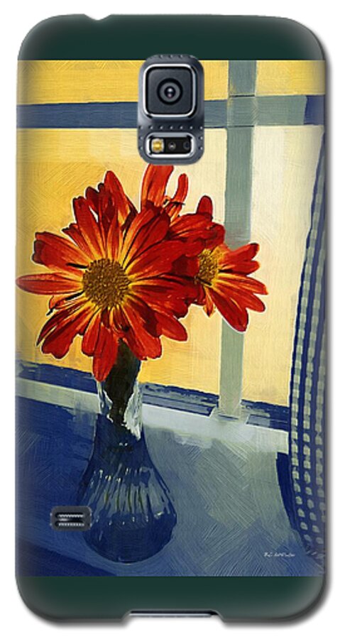 Window Galaxy S5 Case featuring the painting Morning Window by RC DeWinter