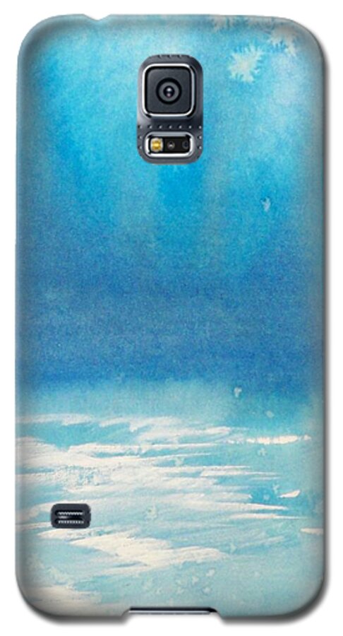 Seascape Outdoors Nature Travel Holidays Galaxy S5 Case featuring the painting Motu Ahuna by Ed Heaton