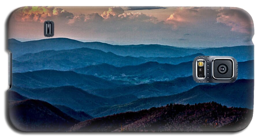 Sunset Galaxy S5 Case featuring the photograph Mount Mitchell Sunset by John Haldane