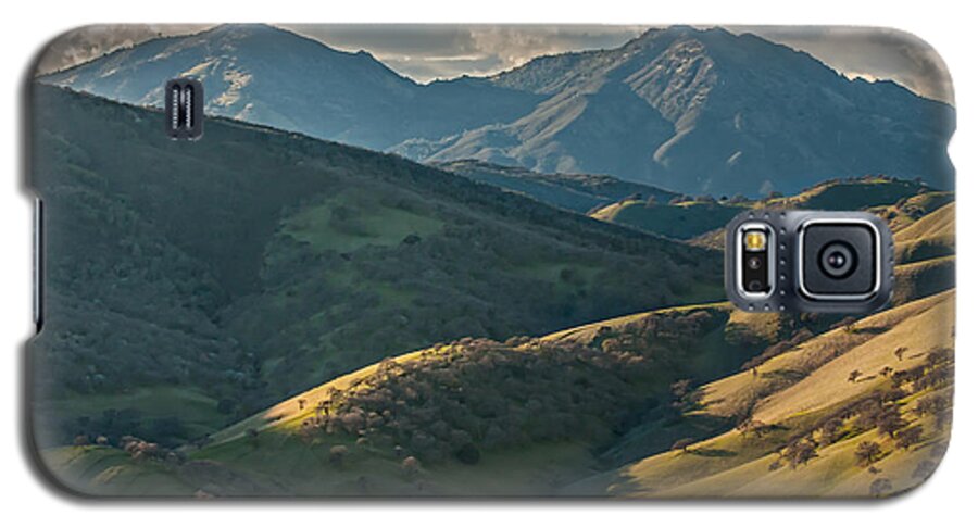 Landscape Galaxy S5 Case featuring the photograph Mt Diablo And Afternoon Shadows by Marc Crumpler