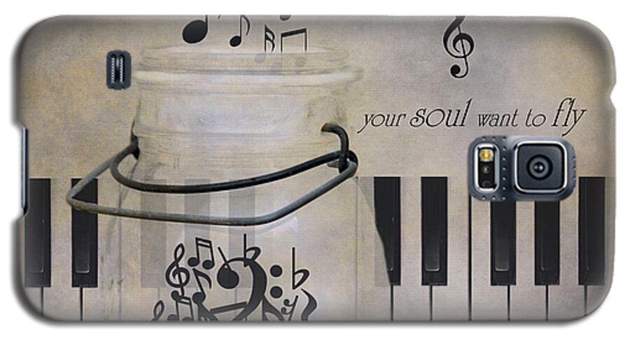 Musical Galaxy S5 Case featuring the photograph Music by Robin-Lee Vieira
