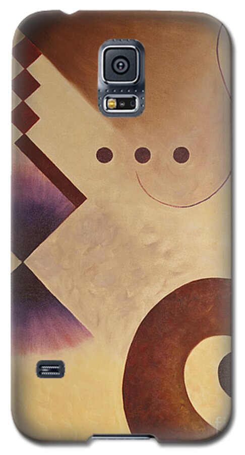 Abstract Galaxy S5 Case featuring the painting Musical Journey I by Teri Atkins Brown