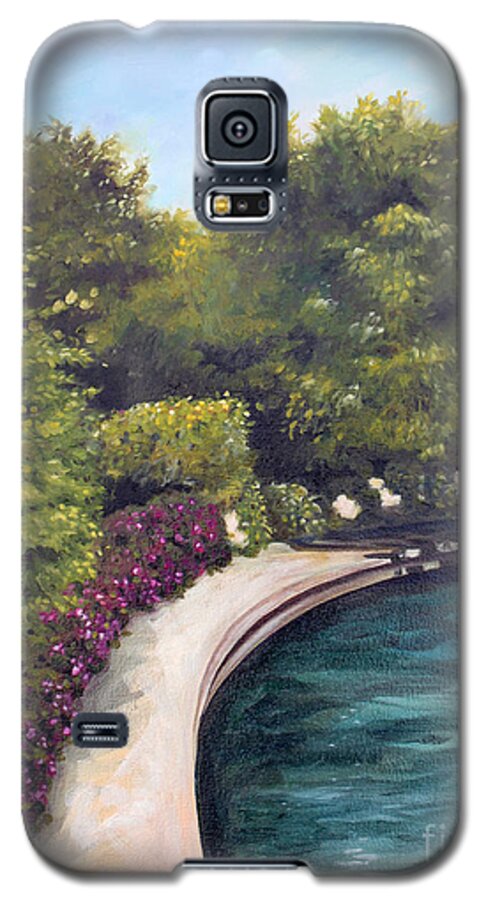 Naperville Galaxy S5 Case featuring the painting Naperville Riverwalk II by Debbie Hart