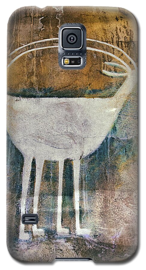 Indian Galaxy S5 Case featuring the photograph Native American Deer Pictograph by Jo Ann Tomaselli