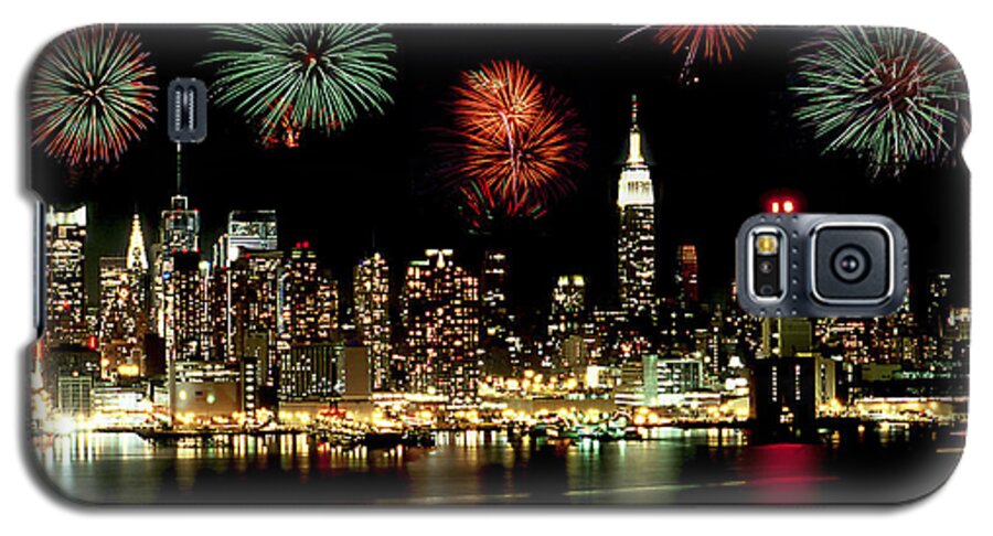 Nyc Galaxy S5 Case featuring the photograph New York City Fourth of July by Anthony Sacco