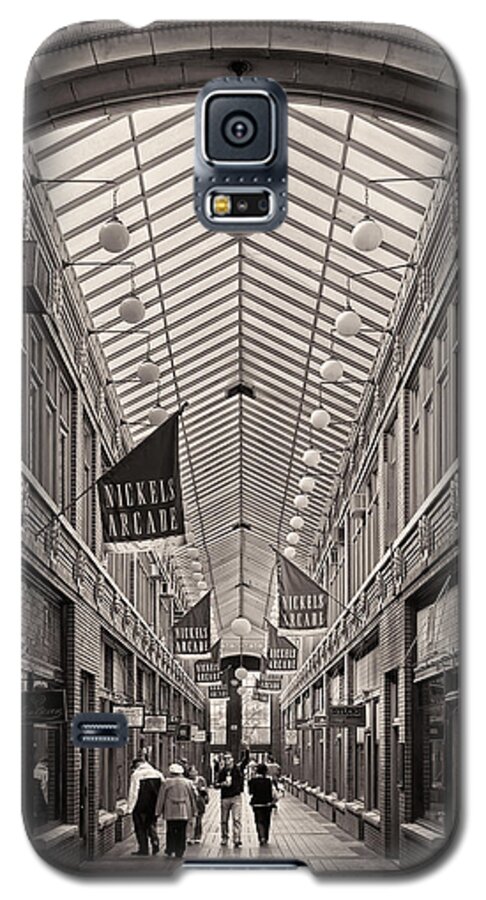 Ann Arbor Galaxy S5 Case featuring the photograph Nickels Arcade by James Howe