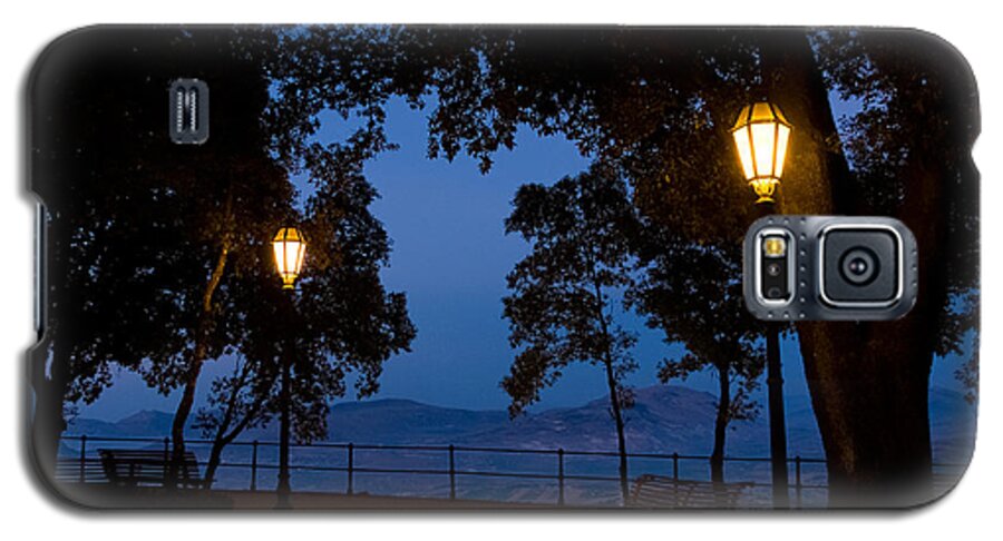 Dusk Galaxy S5 Case featuring the painting Night meeting by Marco Busoni
