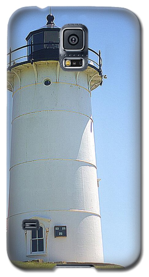 Nobska Point Lighthouse Ma Galaxy S5 Case featuring the photograph Nobska Point Lighthouse MA by Suzanne Powers