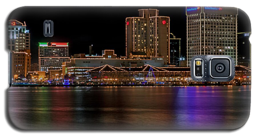 Norfolk Galaxy S5 Case featuring the photograph Norfolk Virginia Skyline by Jerry Gammon