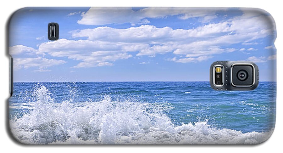 Surf Galaxy S5 Case featuring the photograph Ocean surf by Elena Elisseeva
