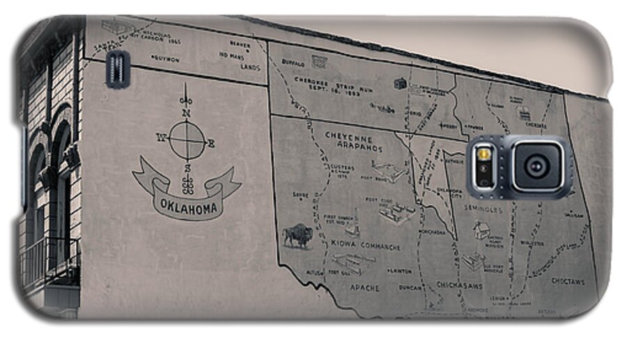 Oklahoma Galaxy S5 Case featuring the photograph Oklahoma Mural by Hillis Creative
