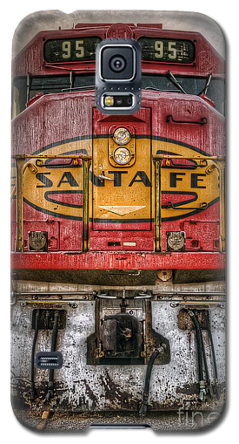 Old Galaxy S5 Case featuring the photograph Old Santa Fe Engine by Eddie Yerkish