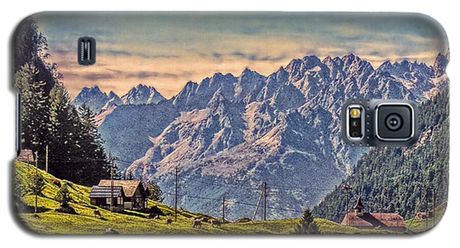Switzerland Galaxy S5 Case featuring the photograph On the Alp by Hanny Heim