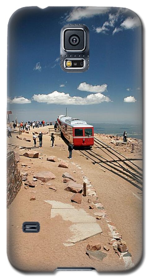 Pikes Peak Galaxy S5 Case featuring the photograph On Top of The World by Susan McMenamin