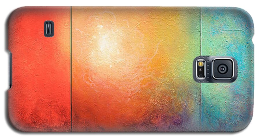 Abstract Galaxy S5 Case featuring the painting One Verse by Jaison Cianelli