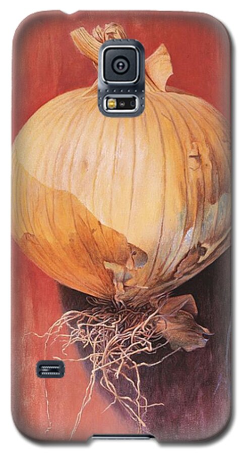 Onion Galaxy S5 Case featuring the painting Onion by Hans Droog