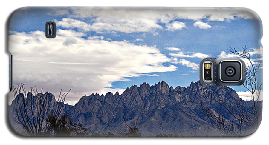 Organ Mountains Print Galaxy S5 Case featuring the photograph Organ Mountain Landscape by Barbara Chichester