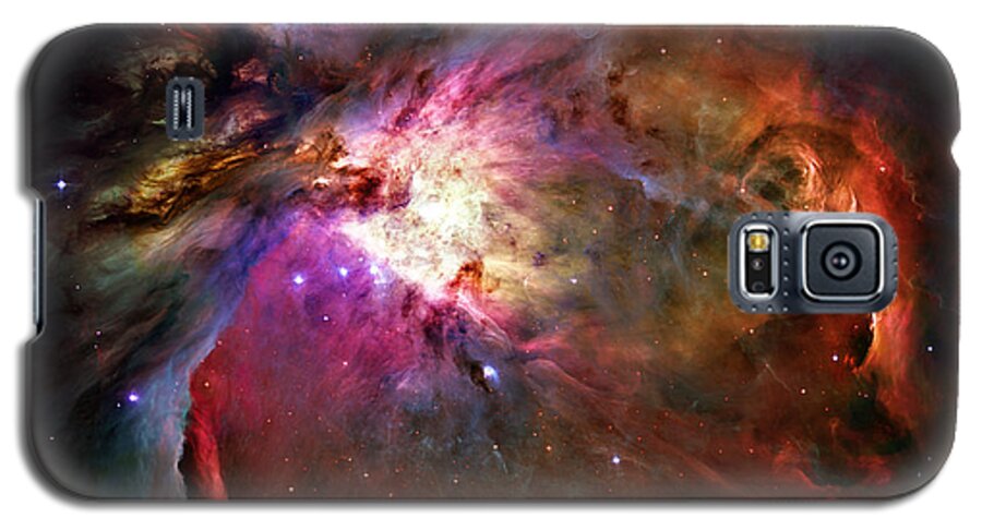 Messier 42 Galaxy S5 Case featuring the photograph Orion Nebula by Ricky Barnard
