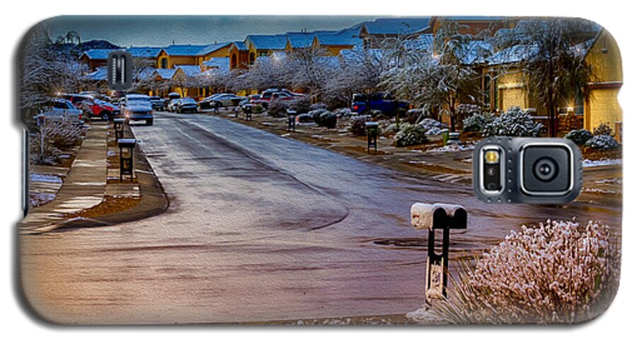 Myhaver Photography Galaxy S5 Case featuring the photograph Oro Valley Winter No.54 by Mark Myhaver