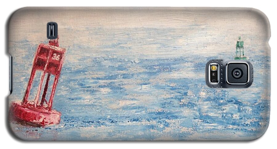 Ocean Galaxy S5 Case featuring the painting Outward Bound by Stan Tenney