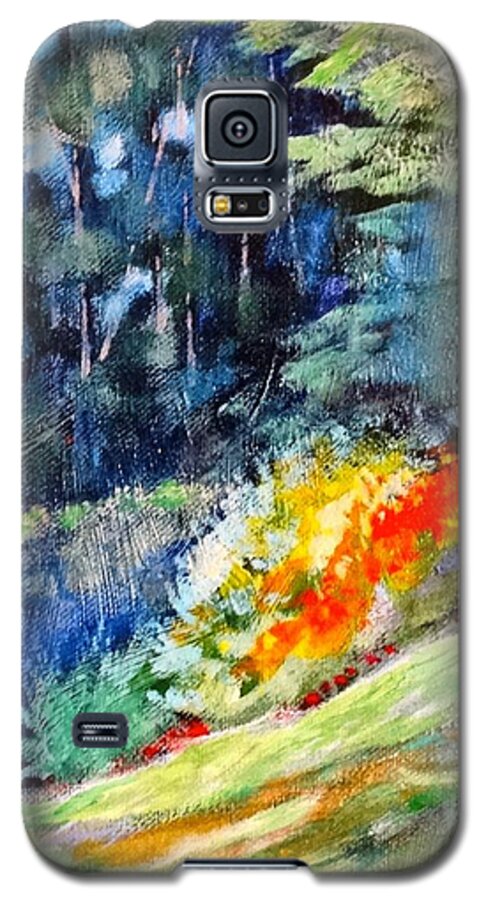 Patterns Galaxy S5 Case featuring the painting Pacific NW Light #1 by Charles Munn