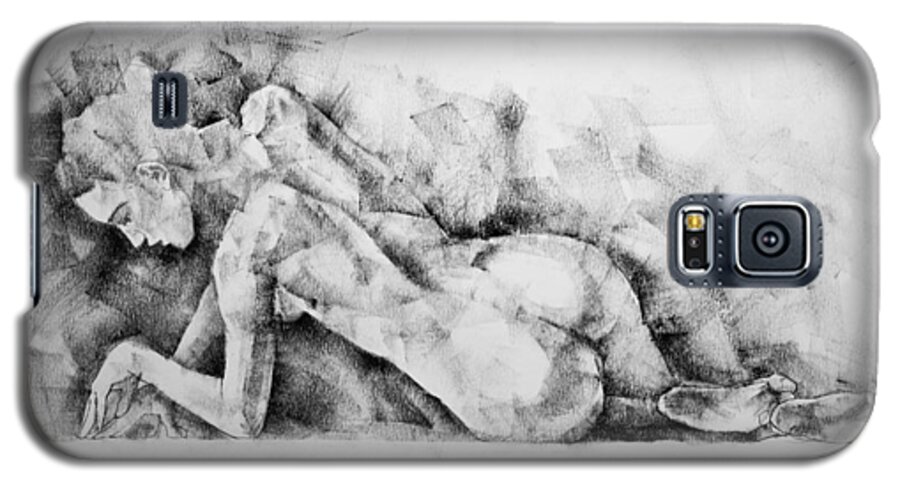 Erotic Galaxy S5 Case featuring the drawing Page 7 by Dimitar Hristov