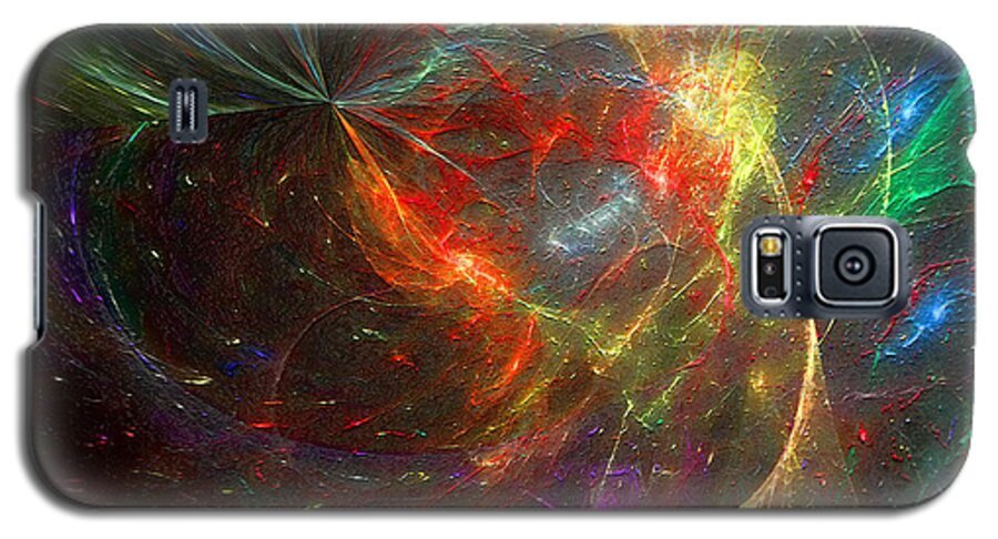 Hotel Art Galaxy S5 Case featuring the digital art Painting the Heavens by Margie Chapman