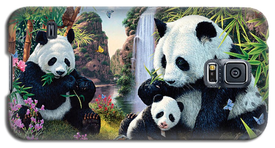 Steve Read Galaxy S5 Case featuring the photograph Panda Valley by MGL Meiklejohn Graphics Licensing