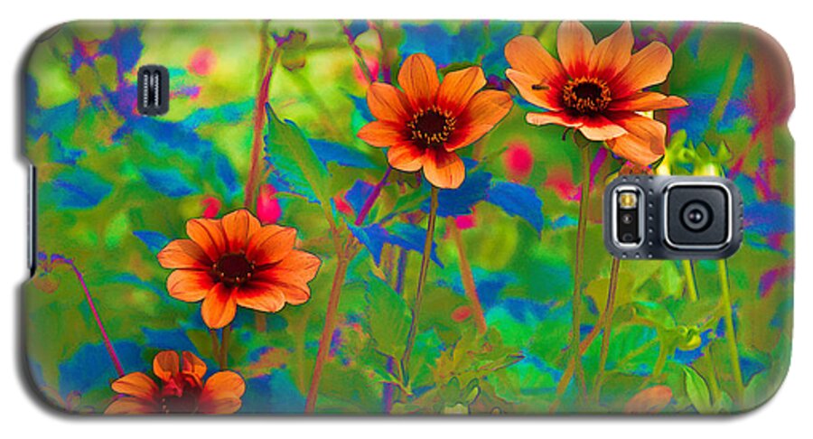 Art Galaxy S5 Case featuring the photograph Pastel Flowers by Dennis Dame