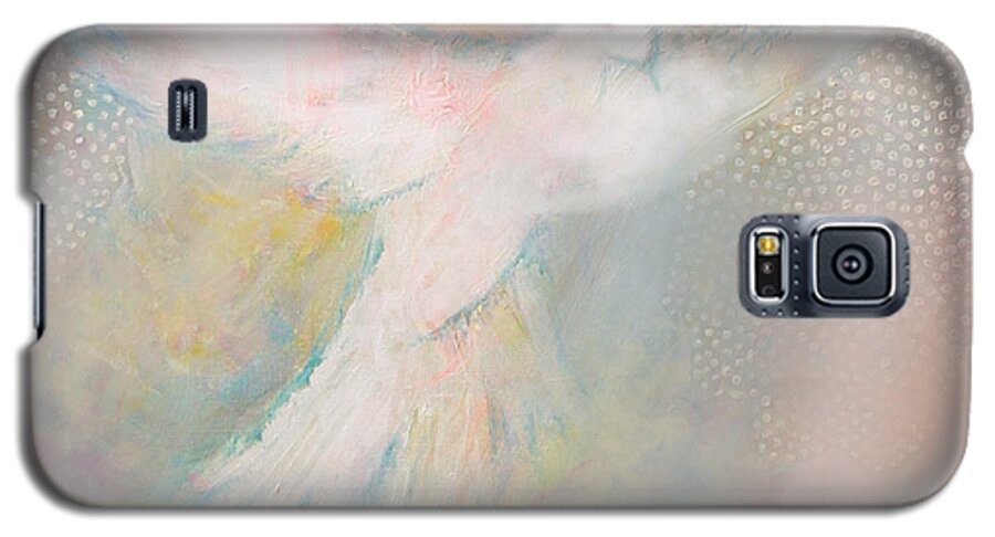 Christian Galaxy S5 Case featuring the painting Peace Dove by Anne Cameron Cutri