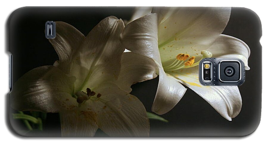 Lily Galaxy S5 Case featuring the photograph Peace Lily by Cathy Harper