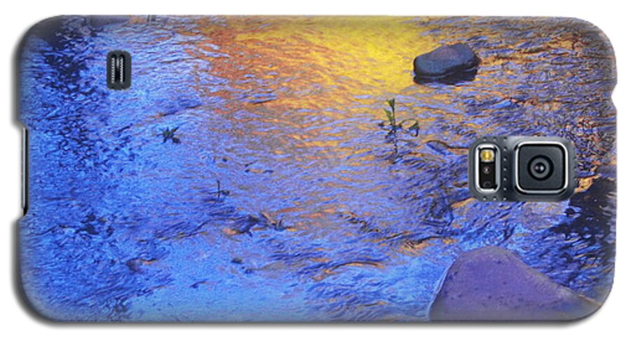 Digital Altered Photo Galaxy S5 Case featuring the digital art Pecos Reflection by Tim Richards