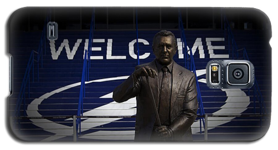 Tampa Bay Lightning Galaxy S5 Case featuring the photograph Phil Esposito Says II by Ben Shields
