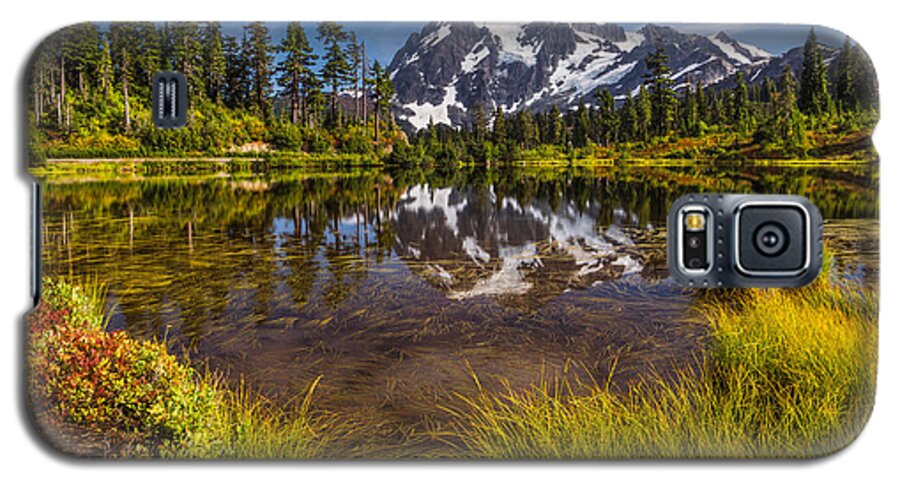 Picture Lake Galaxy S5 Case featuring the photograph Picture Perfect Day by Gene Garnace
