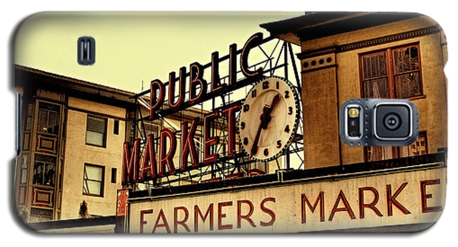 Pike Place Market - Seattle Washington Galaxy S5 Case featuring the photograph Pike Place Market - Seattle Washington by David Patterson