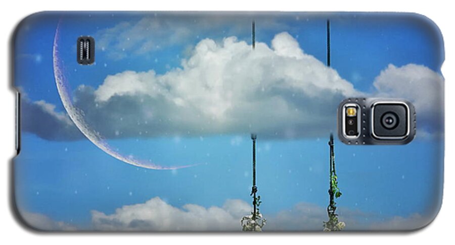 Surrealism Galaxy S5 Case featuring the photograph Playing in the Clouds by Andrea Kollo